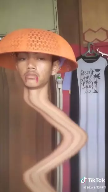 potret absurd gunakan filter TikTok TikTok