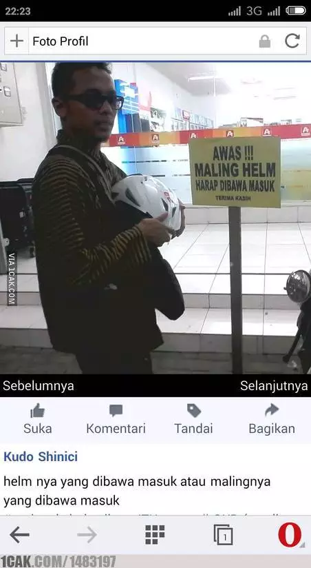 peringatan kocak helm dibawa masuk Berbagai sumber peringatan kocak helm dibawa masuk Berbagai sumber