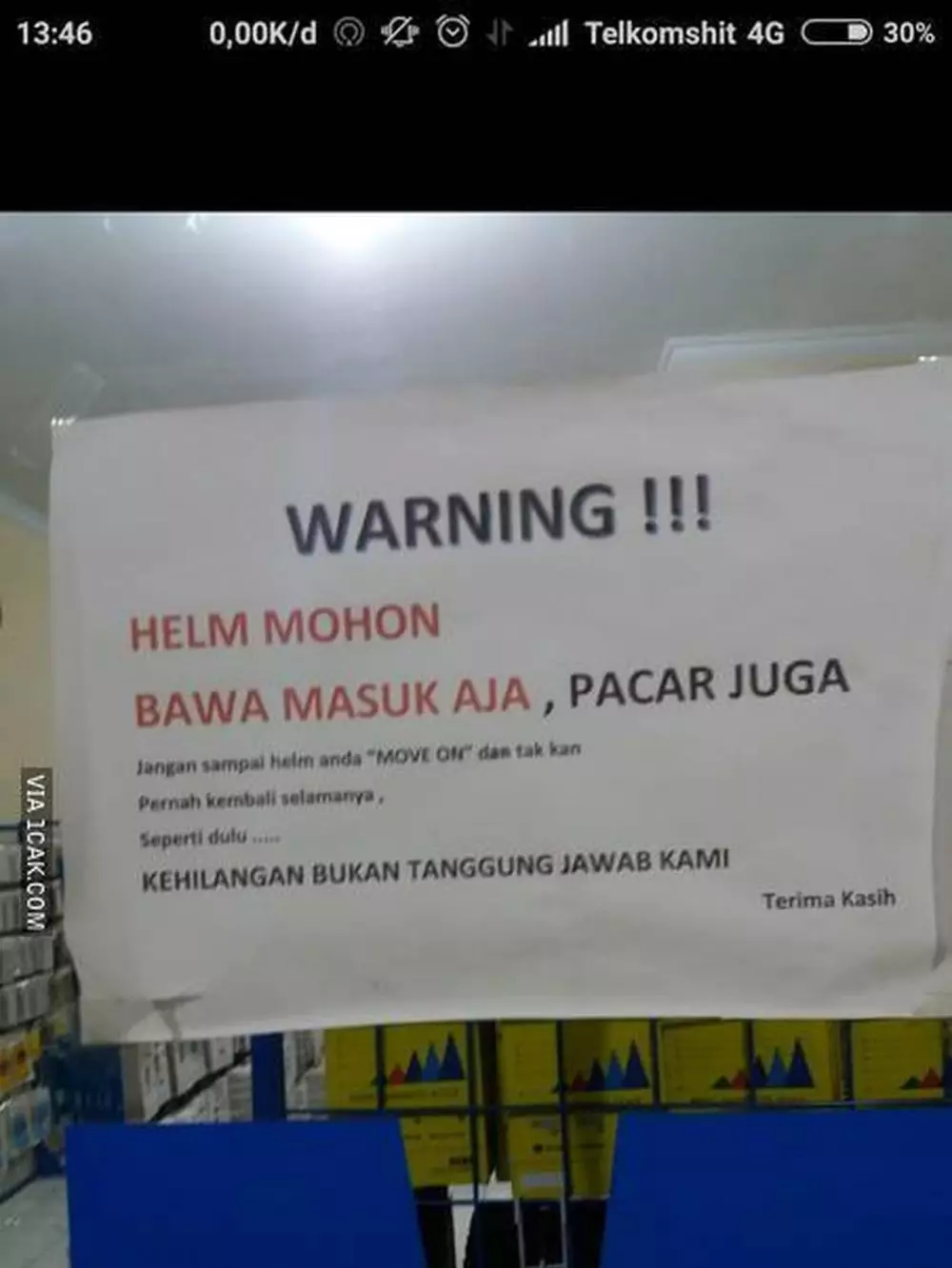 peringatan kocak helm dibawa masuk Berbagai sumber peringatan kocak helm dibawa masuk Berbagai sumber