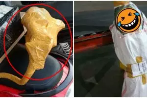 11 Potret bungkusan paket ini lucunya bikin kurir bertanya-tanya