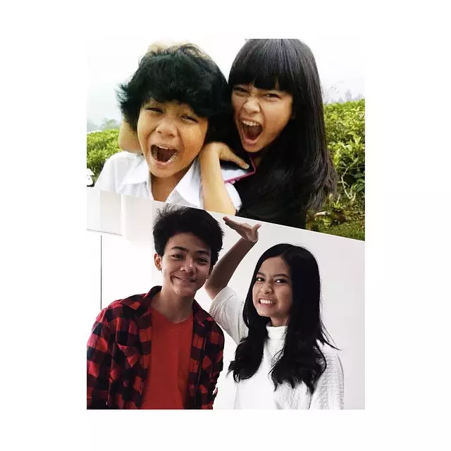 Potret Hanggini di awal karier © 2021 brilio.net