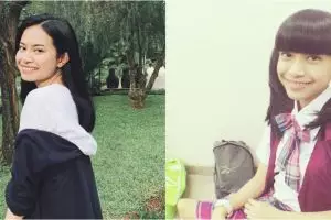 10 Potret Hanggini saat awal karier, rambut berponi jadi ciri khas