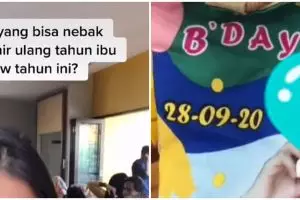 Suvenir pesta ultah ibu ini antimainstream, bikin ngakak warganet