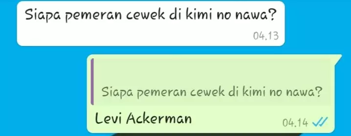 Soal ujian anime © berbagai sumber