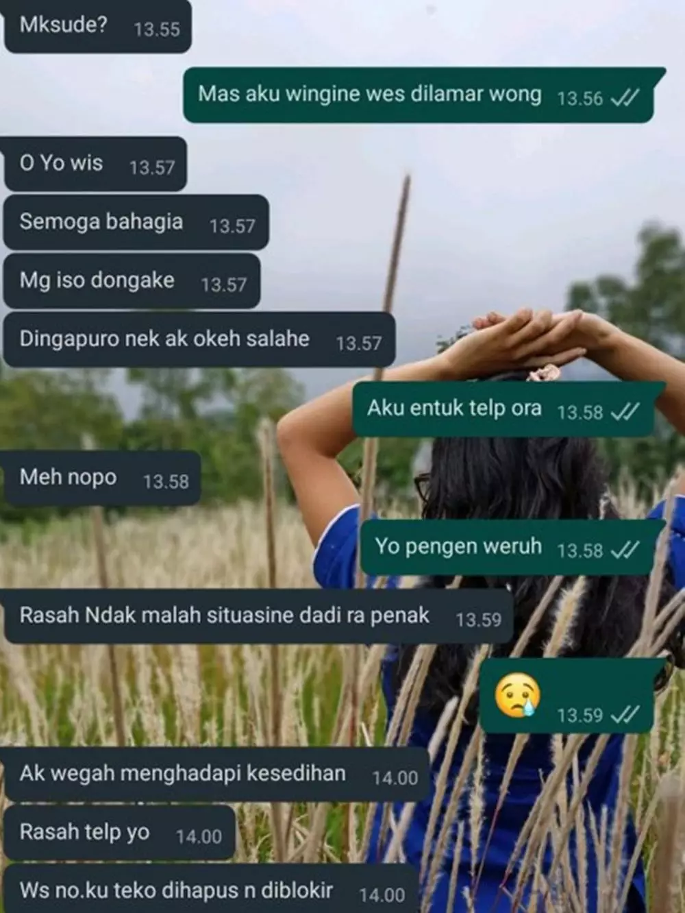 Chat pacar dilamar cowok lain © berbagai sumber Chat pacar dilamar cowok lain © berbagai sumber