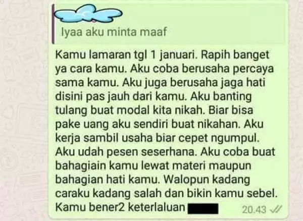 Chat pacar dilamar cowok lain © berbagai sumber Chat pacar dilamar cowok lain © berbagai sumber