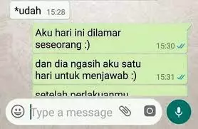 Chat pacar dilamar cowok lain © berbagai sumber Chat pacar dilamar cowok lain © berbagai sumber