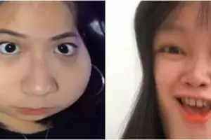10 Potret lucu hasil filter Wacky Mirror di TikTok, kocak abis