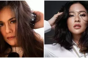 4 Gaya Dian Sastro dan Wulan Guritno gowes bareng, curi perhatian