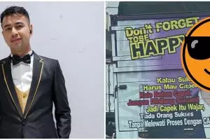 Raffi Ahmad jadi lukisan di bak truk, potretnya jadi sorotan