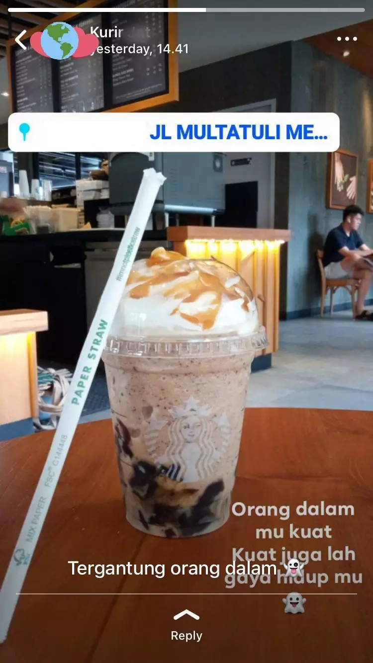 Kelakuan lucu kurir © Twitter Kelakuan lucu kurir © Twitter