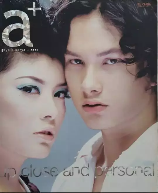 Nicholas Saputra majalah jadul © Instagram