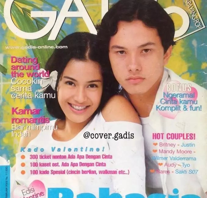 Nicholas Saputra majalah jadul © Instagram