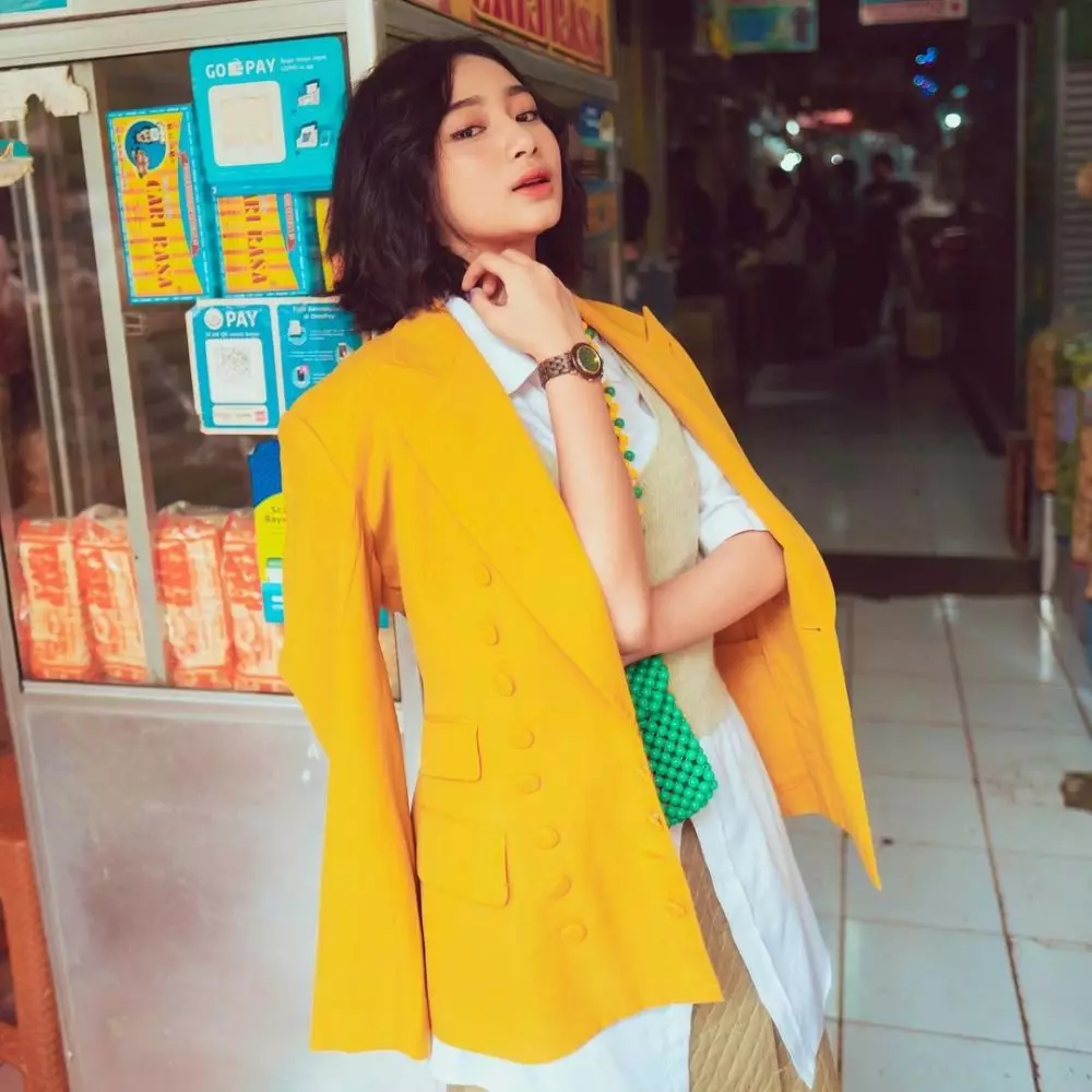 pemotretan ansellma di pasar © Instagram