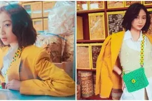 10 Pemotretan kece ala Ansellma Putri di pasar, tampil stunning