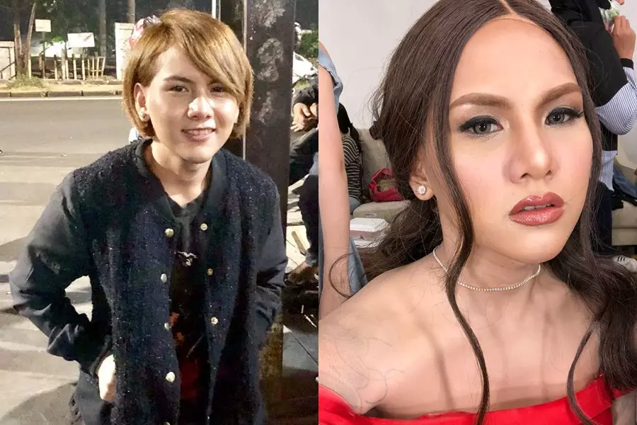 Potret sebelum dan sesudah seleb cantik di-make over © 2020 Instagram