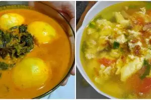 10 Resep sayur telur kuah kuning, enak, praktis, dan sederhana
