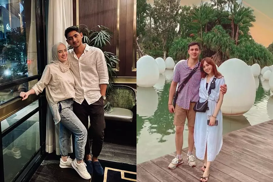 Beda gaya Arya Saloka dan Carlo Milk © Instagram