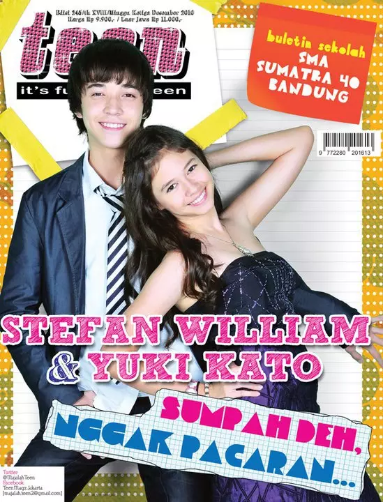 Stefan model majalah remaja © Facebook