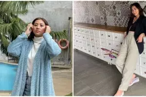 10 Potret Reny Setiawati istri Bimbim Slank, modis dan kece abis