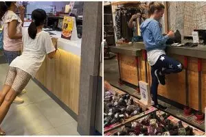 10 Gaya kocak orang saat di depan kasir ini bikin tepuk jidat