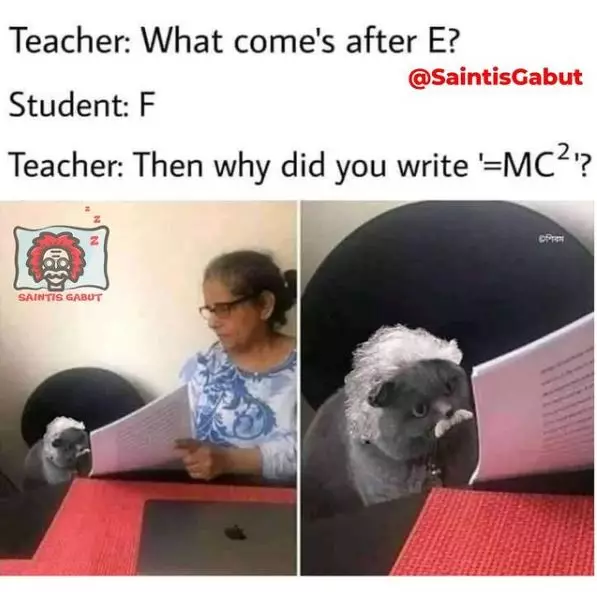 meme lucu ala anak sains Instagram