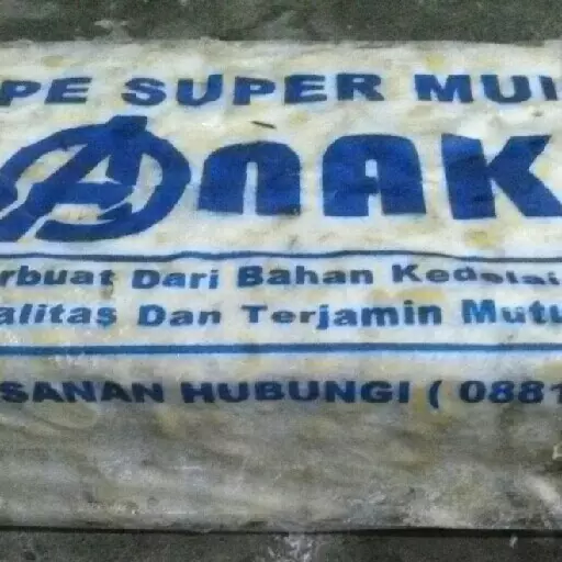 Tulisan di kemasan tempe © berbagai sumber Tulisan di kemasan tempe © berbagai sumber