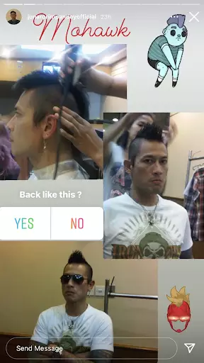 Transformasi rambut Chef Juna  © 2021 brilio.net