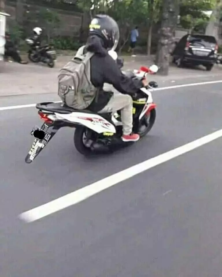 modifikasi motor pendek Instagram