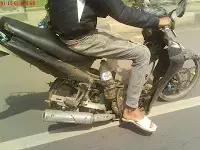 modifikasi motor pendek Instagram