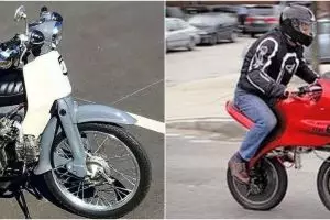 10 Modifikasi motor menjadi pendek ini bikin gagal paham