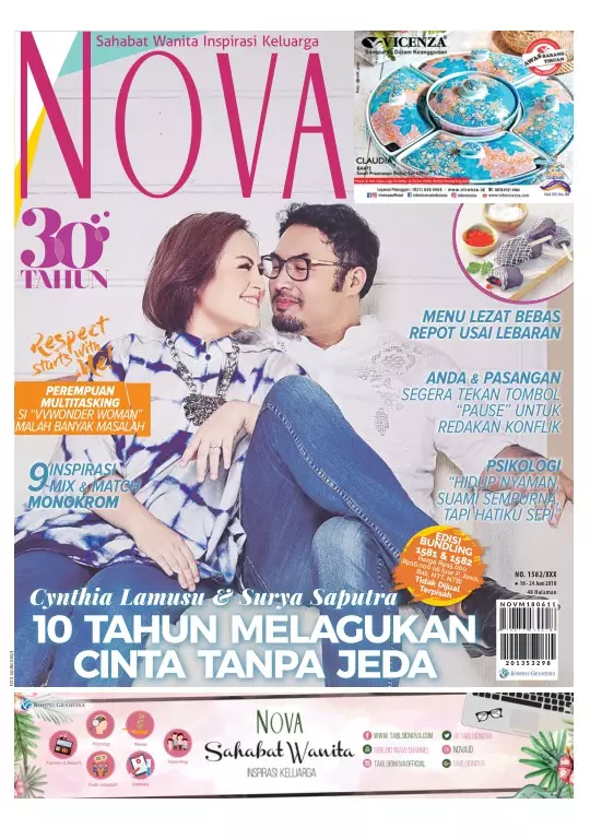 pemain Ikatan Cinta saat jadi cover majalah © 2021 brilio.net