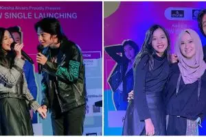 10 Momen putri Pasha Ungu launching single, diproduseri Kiesha Alvaro