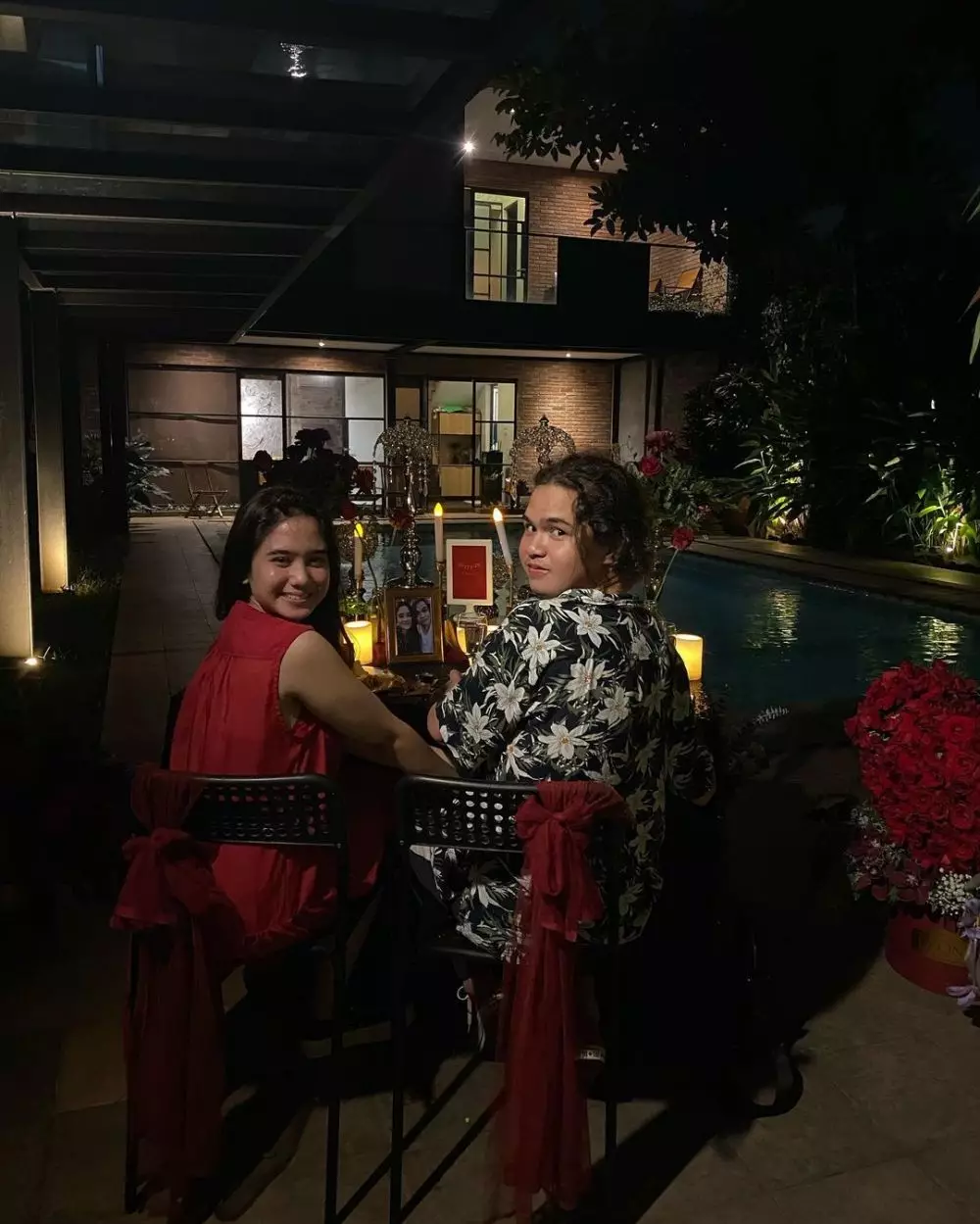 dinner romantis dul dan tissa © Instagram