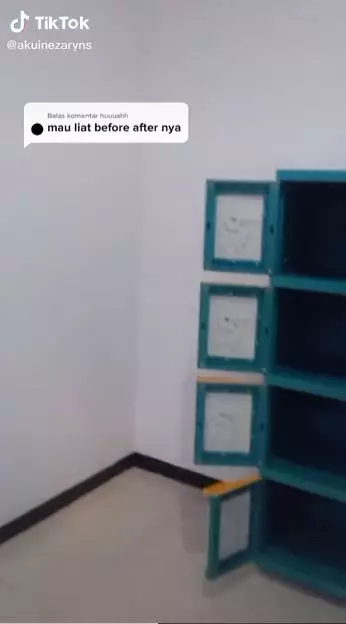 kamar kos penuh sampah TikTok