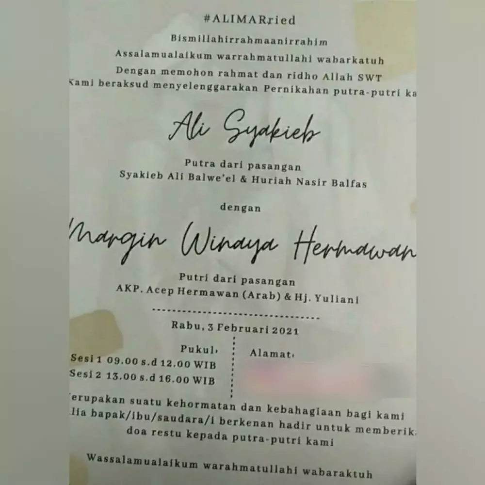 nama ayah Margin © berbagai sumber