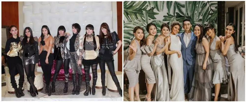 potret lawas dan kini girlband © berbagai sumber potret lawas dan kini girlband © berbagai sumber