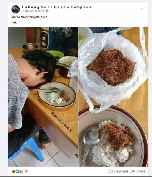 momen gagal makan karena kurang fokus Berbagai sumber