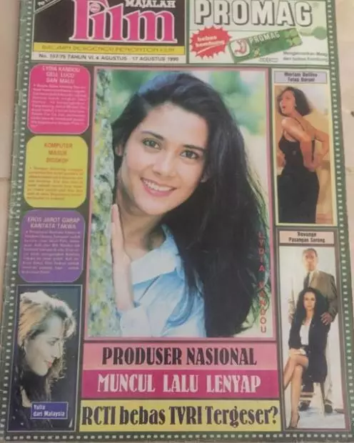 Lidya Kandou ketika jadi cover majalah jadul Instagram Lidya Kandou ketika jadi cover majalah jadul Instagram