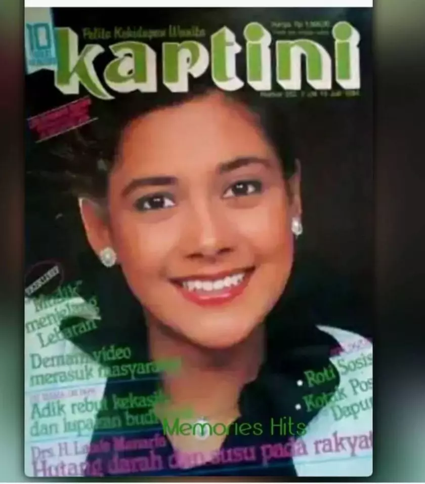 Lidya Kandou ketika jadi cover majalah jadul Instagram Lidya Kandou ketika jadi cover majalah jadul Instagram