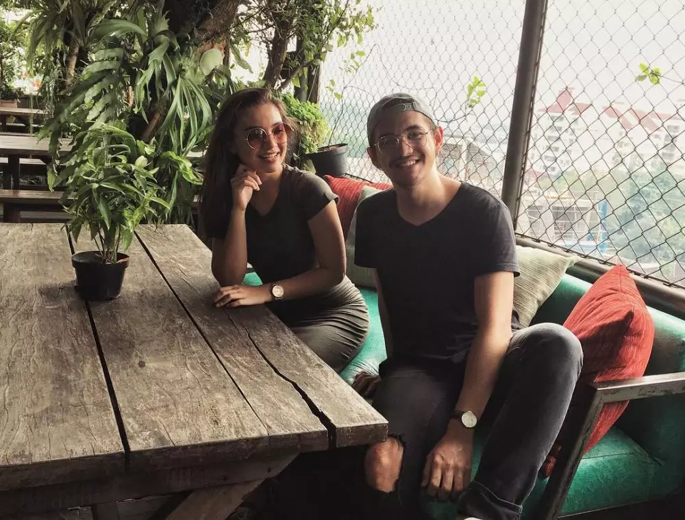 potret kenangan Angela Gilsha & Marco Panari Instagram potret kenangan Angela Gilsha & Marco Panari Instagram