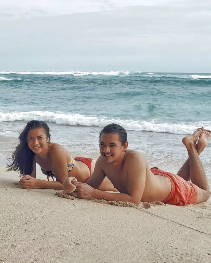 potret kenangan Angela Gilsha & Marco Panari Instagram potret kenangan Angela Gilsha & Marco Panari Instagram