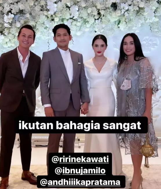 seleb hadir di pernikahan Ibnu © Instagram