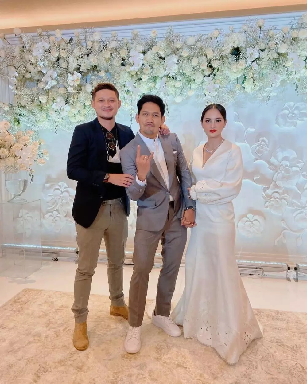 seleb hadir di pernikahan Ibnu © Instagram