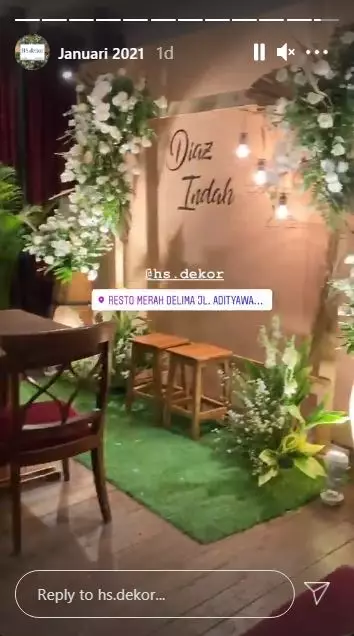 pertunangan indah indriana © Instagram