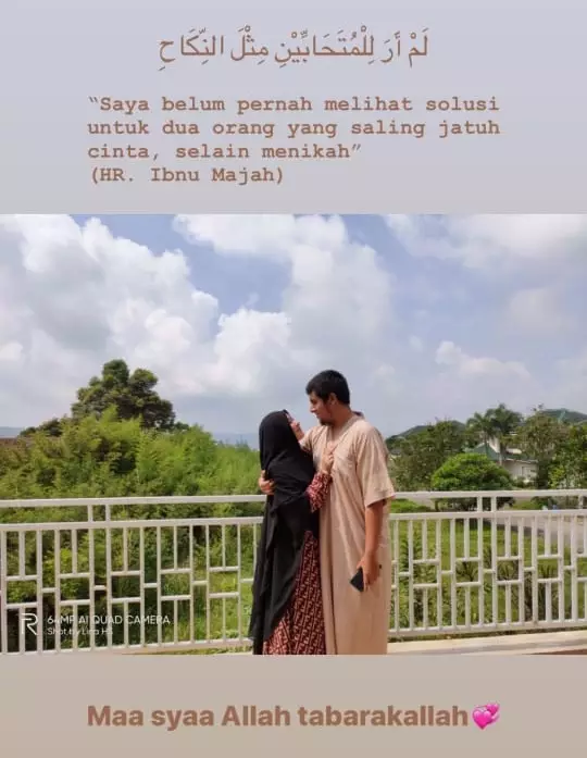 Sheina Abdat dan suami © Instagram Sheina Abdat dan suami © Instagram