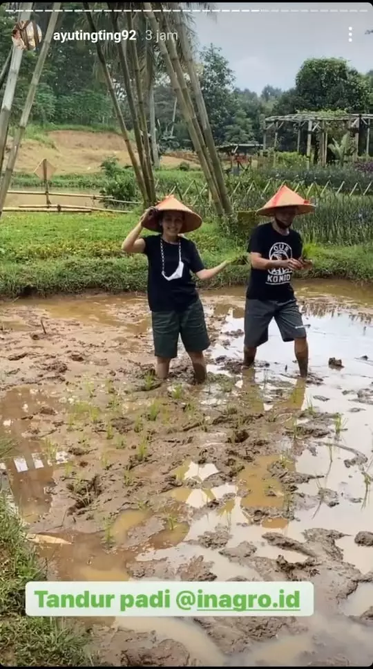 Ayu Ting Ting bertani © Instagram