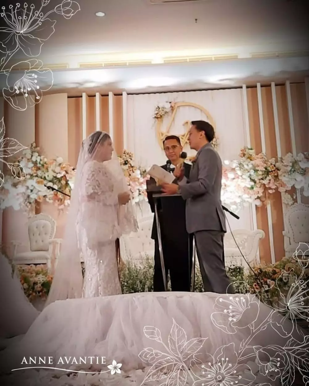 momen pernikahan regina © Instagram