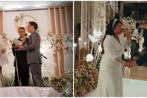 10 Momen pernikahan Regina Ivanova dan Lucky Jayadi, penuh khidmat