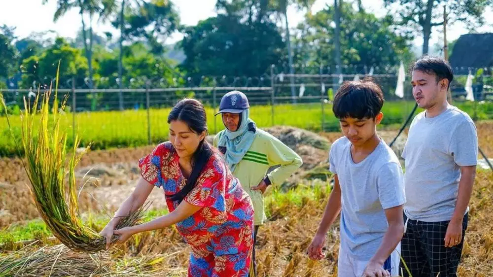 Momen seleb saat bertani Instagram Momen seleb saat bertani Instagram